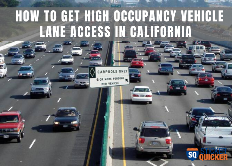 california HOV lanes