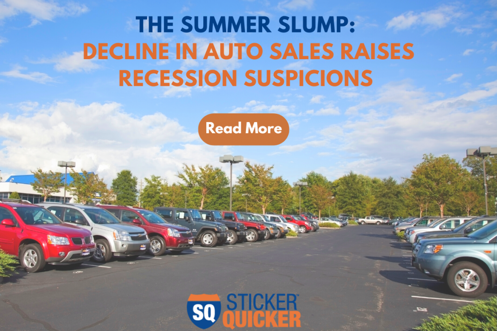 Decline in Auto Sales